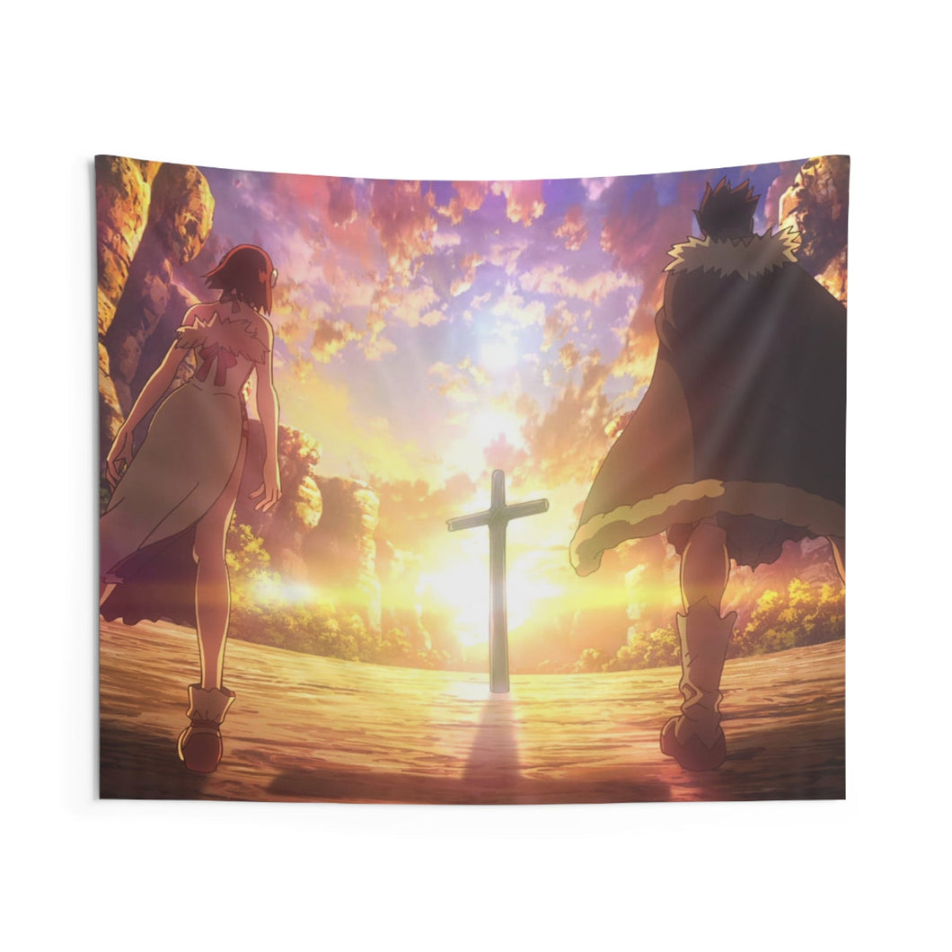 Dr. Stone Yuzuriha Ogawa Indoor Wall Tapestry