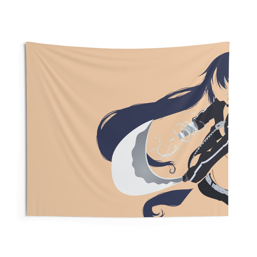 Black Rock Shooter Indoor Wall Tapestry