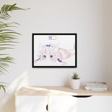Load image into Gallery viewer, Miss Kobayashi&#39;s Dragon Maid Kanna Kamui, Kobayashi San Chi No Maid Dragon Canvas Framed Art Print
