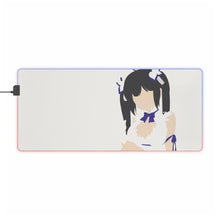 Load image into Gallery viewer, Is It Wrong To Try To Pick Up Girls In A Dungeon? RGB LED Mouse Pad (Desk Mat)
