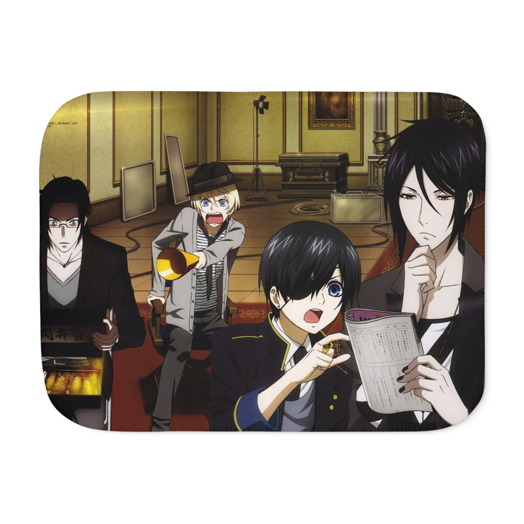 Black Butler Sherpa Blanket