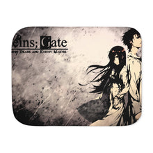 Load image into Gallery viewer, Kurisu and Okabe Sherpa Blanket
