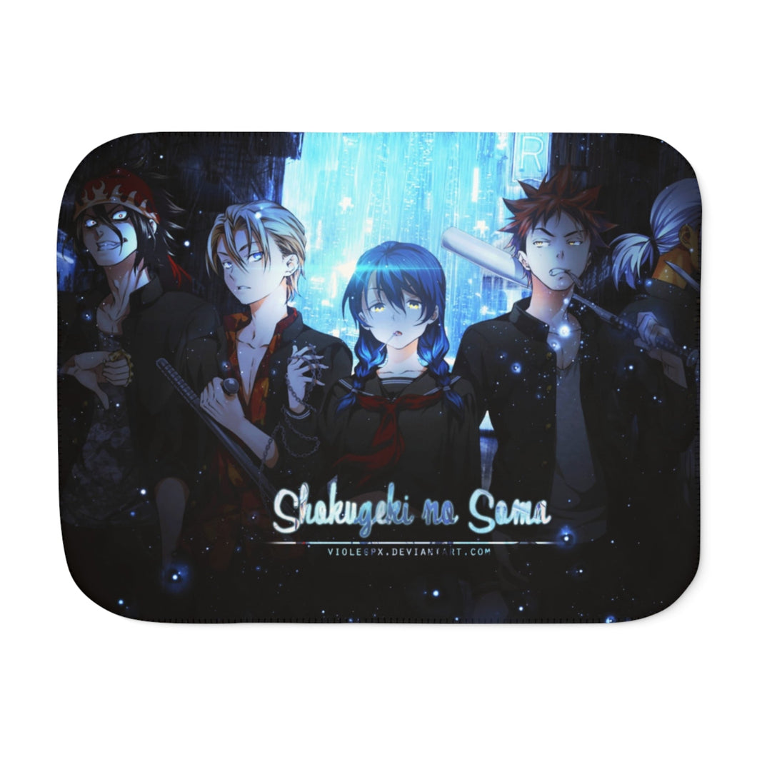 Anime Food Wars: Shokugeki no Soma Sherpa Blanket