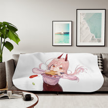 Load image into Gallery viewer, Anime Chainsaw Man Sherpa Blanket
