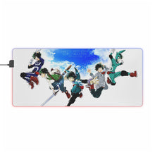 Load image into Gallery viewer, My Hero Academia Izuku Midoriya RGB LED Mouse Pad (Desk Mat)
