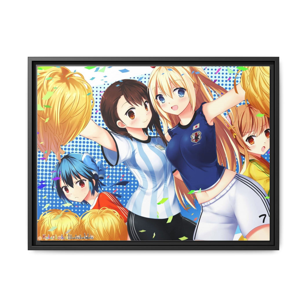 GO GO JAPAN Canvas Framed Art Print