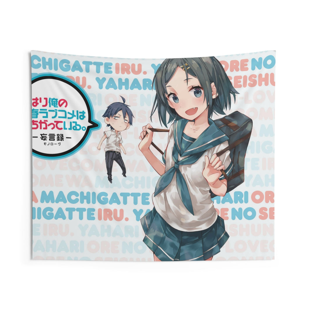 My Teen Romantic Comedy SNAFU Hachiman Hikigaya, Komachi Hikigaya Indoor Wall Tapestry