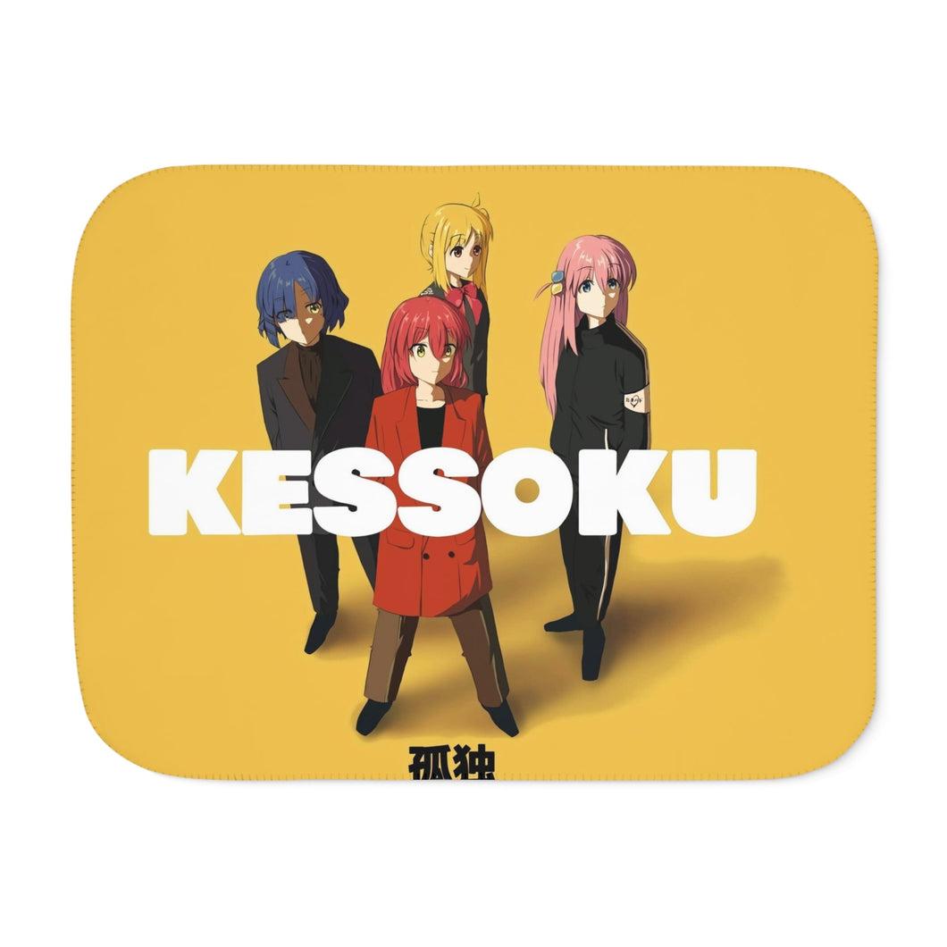 Anime Bocchi the Rock Sherpa Blanket