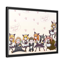 Load image into Gallery viewer, May Queen&#39;s Cafe Heaven Canvas Framed Art Print
