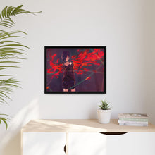 Load image into Gallery viewer, Touka (Tokyo Ghoul) Canvas Framed Art Print

