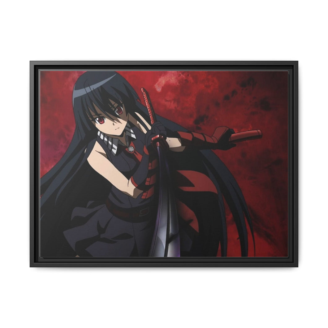 Akame Canvas Framed Art Print