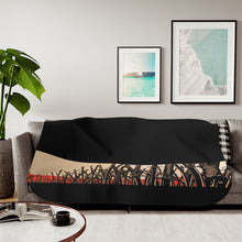 Load image into Gallery viewer, Anime Samurai Champloor Sherpa Blanket
