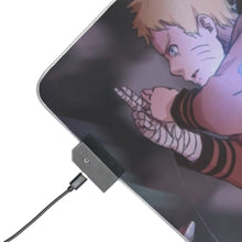 Load image into Gallery viewer, Naruto, Sasuke and Boruto RGB LED Mouse Pad (Desk Mat)
