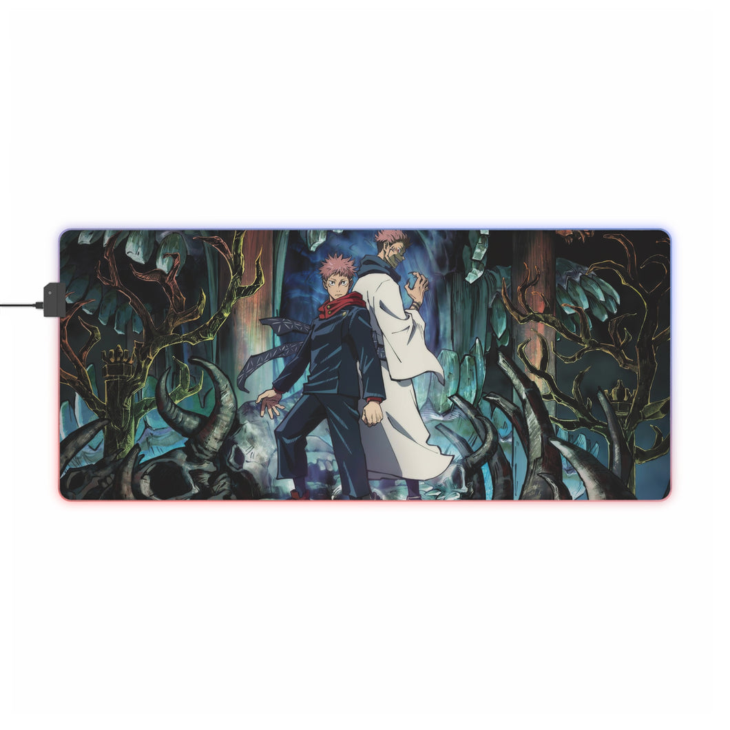 Yuji Itadori RGB LED Mouse Pad (Desk Mat)