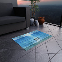 Load image into Gallery viewer, 3 friends contemplating the ocean Rug
