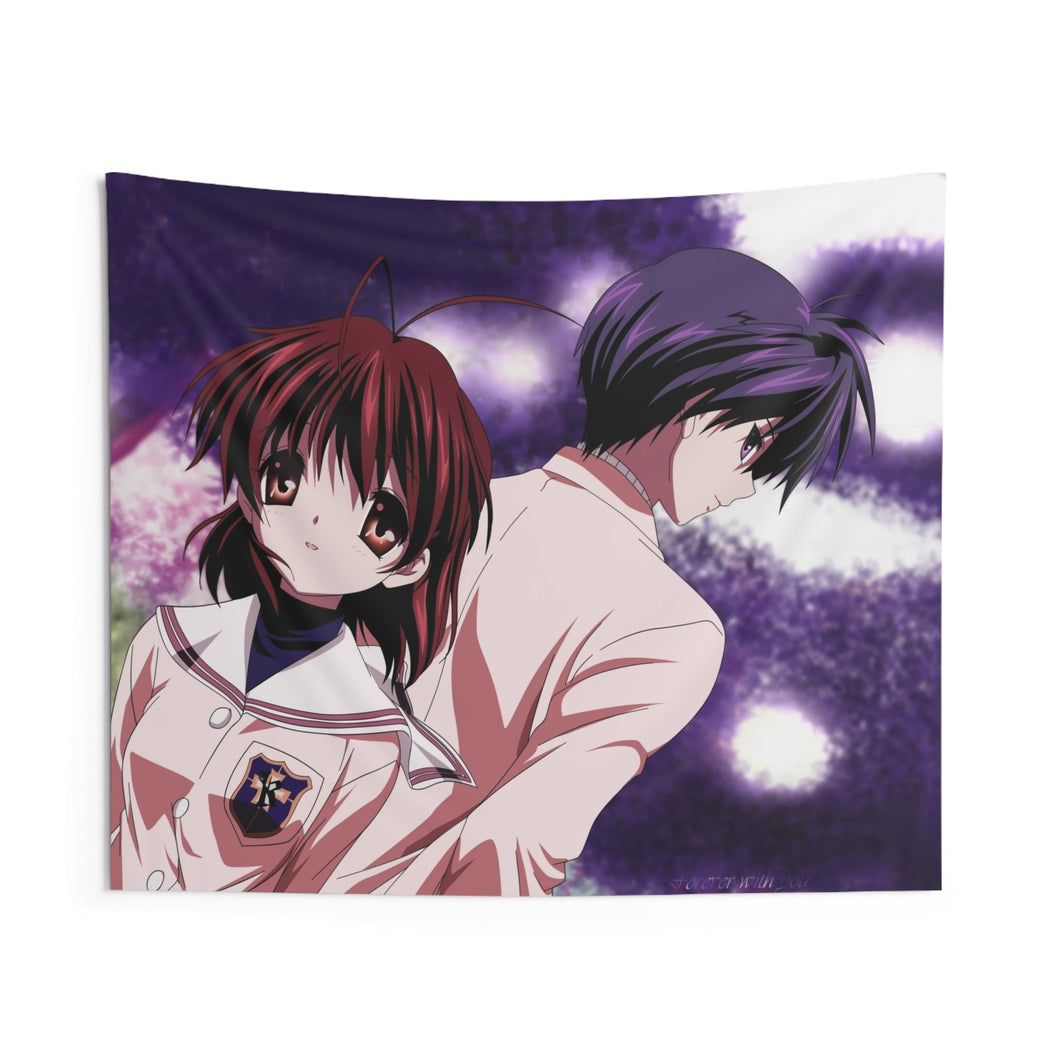 Clannad Tomoya Okazaki, Nagisa Furukawa Indoor Wall Tapestry