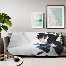 Load image into Gallery viewer, Shinya Kogami And Akane Tsunemori Together Sherpa Blanket
