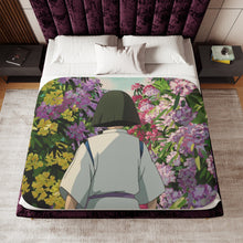 Load image into Gallery viewer, Anime Spirited Awayr Sherpa Blanket
