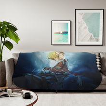 Load image into Gallery viewer, Shingeki no Kyojin - Annie Leonhardt Sherpa Blanket

