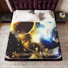 Load image into Gallery viewer, Nagisa Shiota VS Koro-sensei Sherpa Blanket
