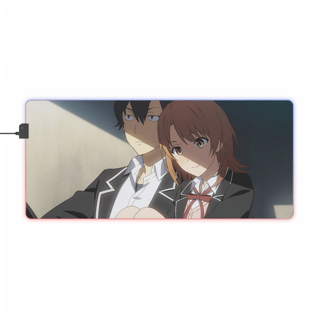 My Teen Romantic Comedy SNAFU Hachiman Hikigaya RGB LED Mouse Pad (Desk Mat)