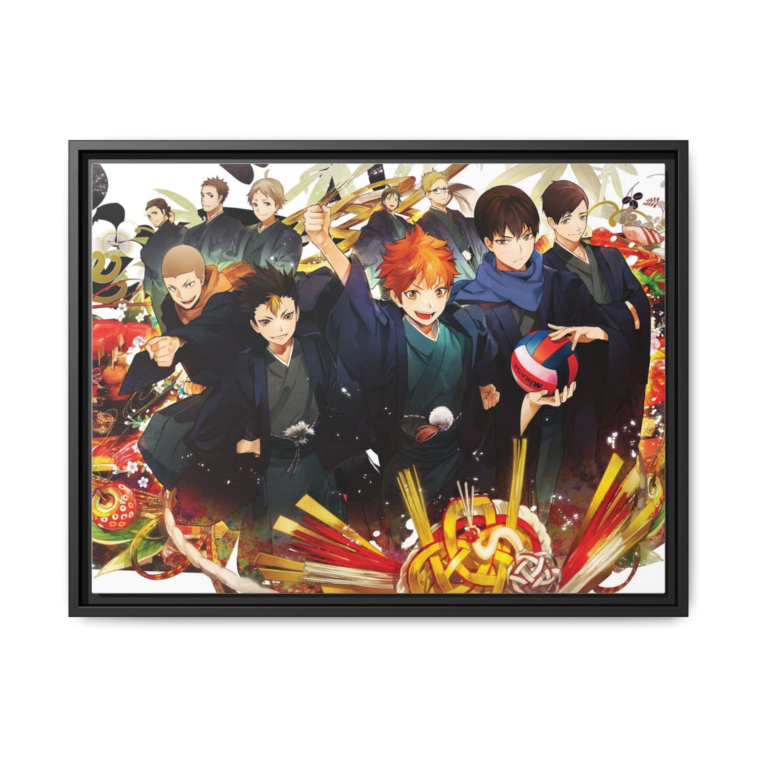 Haikyu!! Canvas Framed Art Print