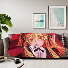 Load image into Gallery viewer, Anime Kakegurui Sherpa Blanket
