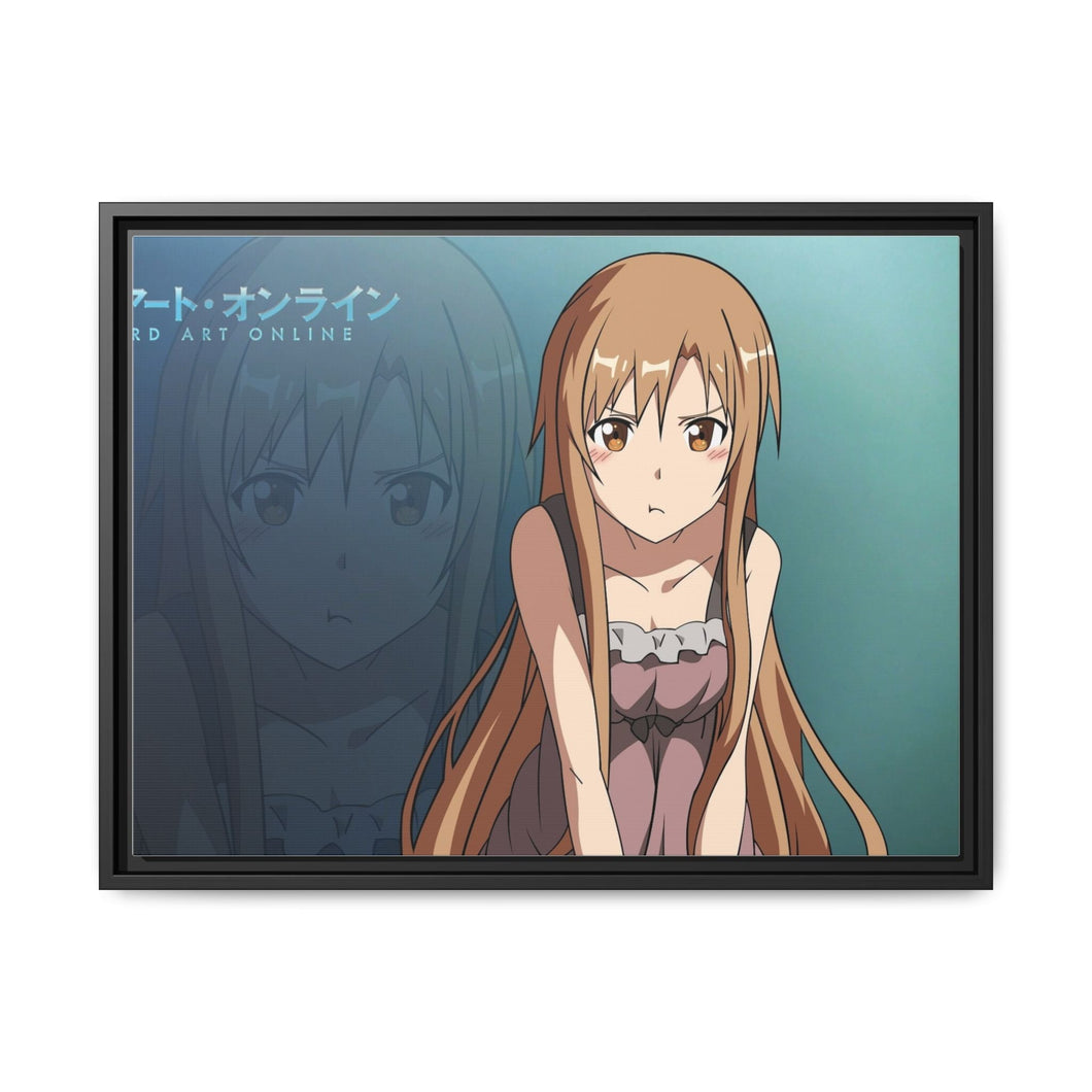 Asuna Yuuki Canvas Framed Art Print