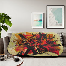 Load image into Gallery viewer, Asuka and Unit 02 Street Art Sherpa Blanket
