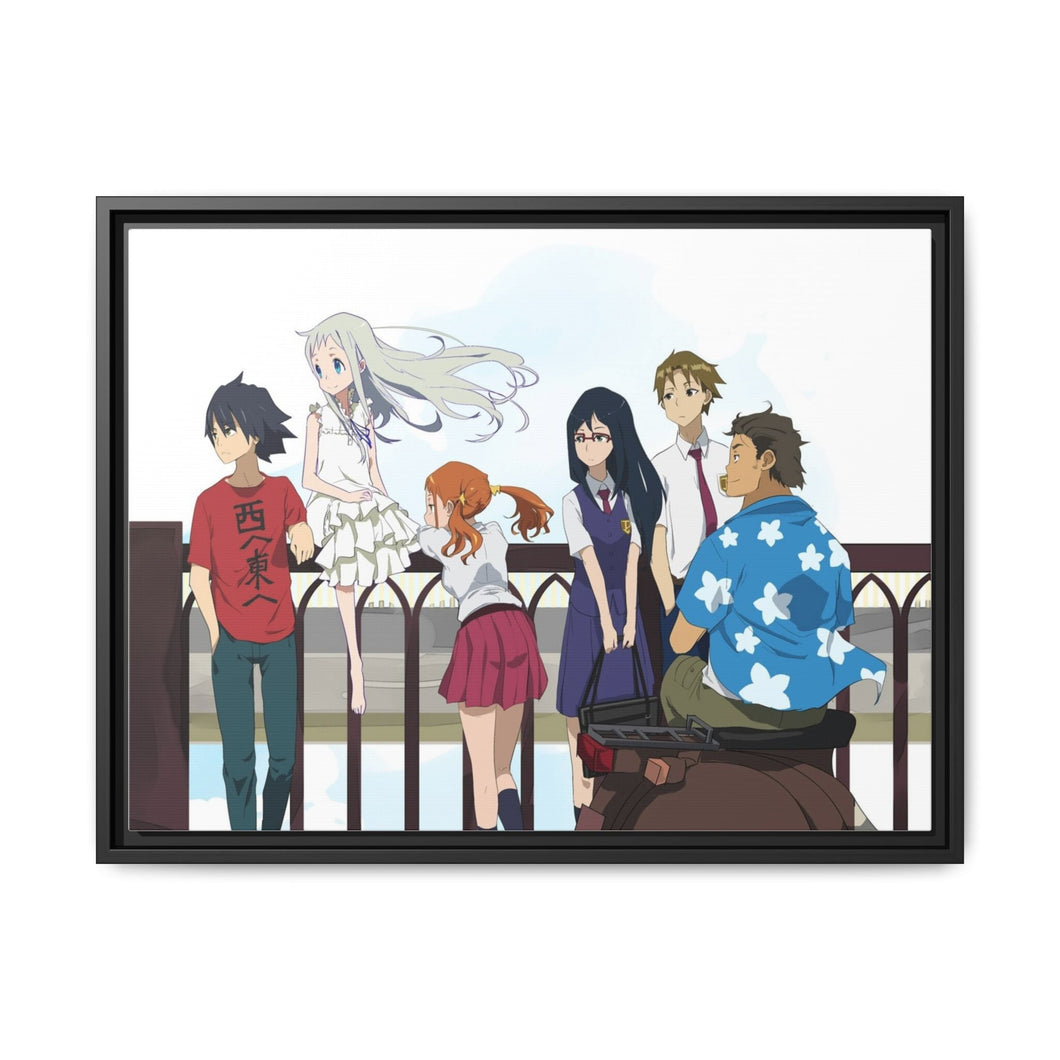 Anohana Canvas Framed Art Print