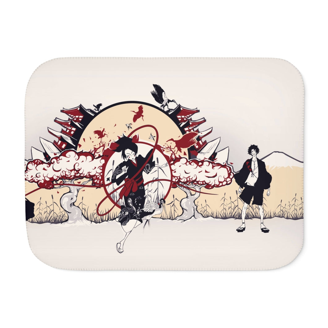 Anime Samurai Champloo Sherpa Blanket