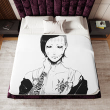 Load image into Gallery viewer, Anime Tokyo Ghoul Sherpa Blanket
