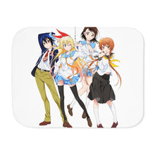 Load image into Gallery viewer, Nisekoi Chitoge Kirisaki, Kosaki Onodera, Seishirou Tsugumi, Marika Tachibana Sherpa Blanket
