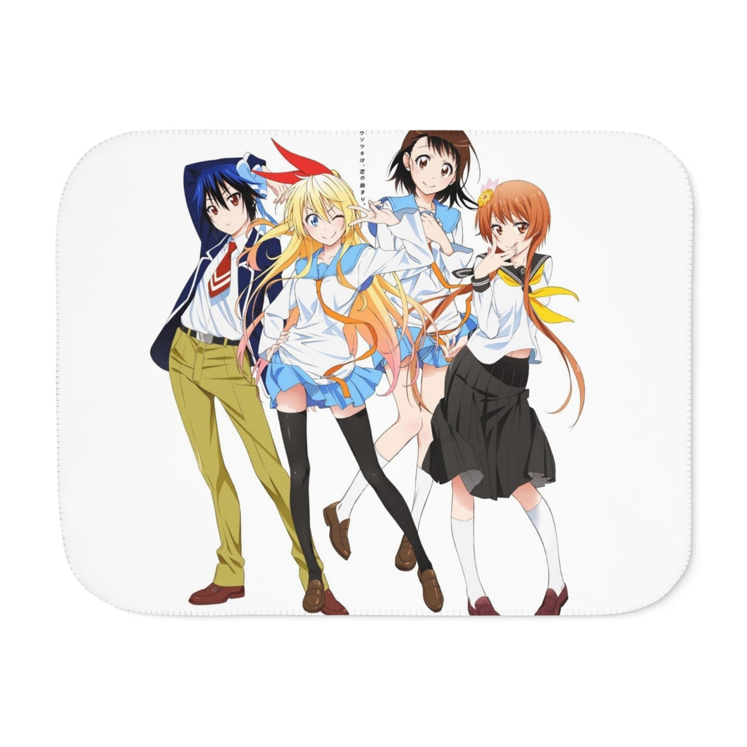 Nisekoi Chitoge Kirisaki, Kosaki Onodera, Seishirou Tsugumi, Marika Tachibana Sherpa Blanket