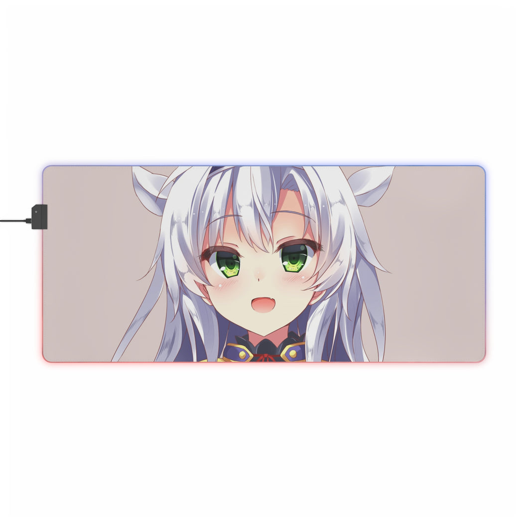 Rokudenashi Majutsu Koushi To Akashic Records Sistine Fibel RGB LED Mouse Pad (Desk Mat)