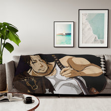 Load image into Gallery viewer, Black Clover Yami Sukehiro Sherpa Blanket
