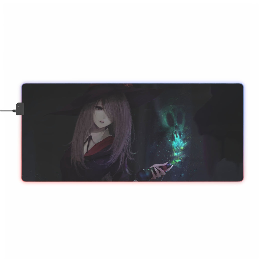 Little Witch Academia Sucy Manbavaran, Computer Keyboard Pad RGB LED Mouse Pad (Desk Mat)