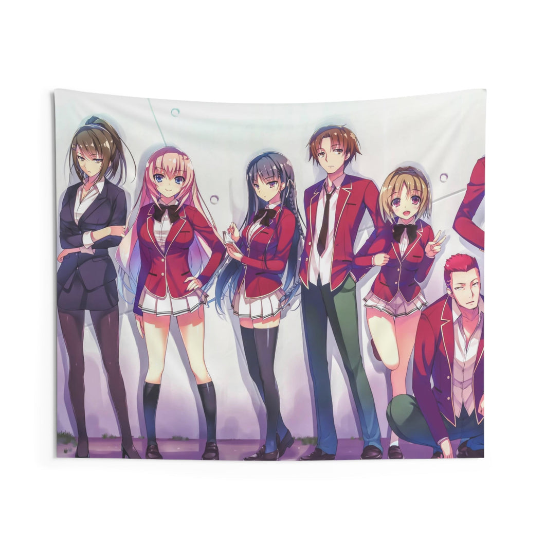 Classroom of the Elite Suzune Horikita, Honami Ichinose, Sae Chabashira Indoor Wall Tapestry