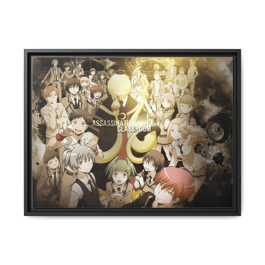 Assassination Classroom poster Canvas Framed Art Print