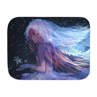 Anime Winter Bride Sherpa Blanket
