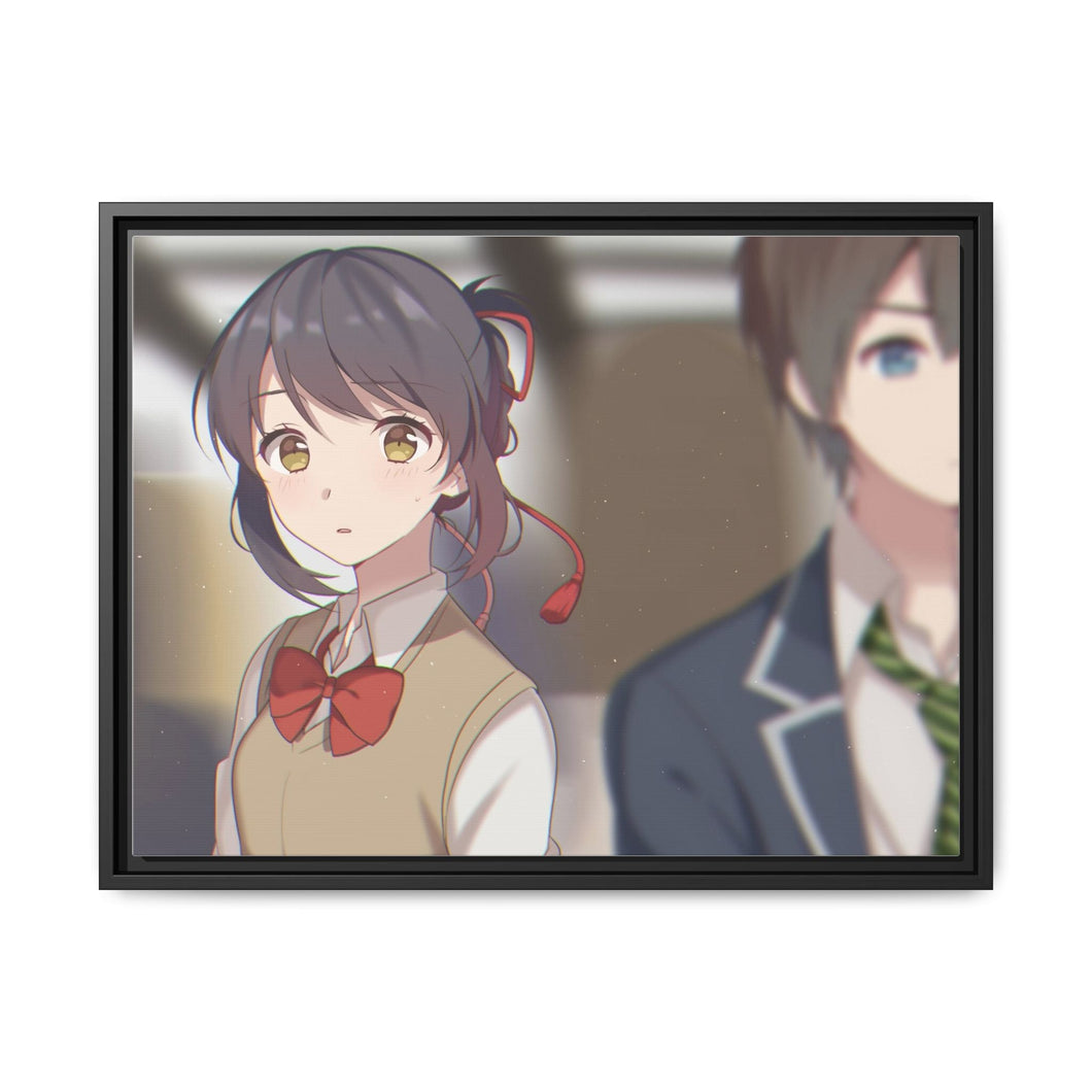 Anime Your Name. Canvas Framed Art Print