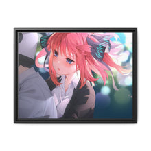 Load image into Gallery viewer, The Quintessential Quintuplets Nino Nakano, Fuutarou Uesugi Canvas Framed Art Print
