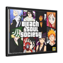 Load image into Gallery viewer, Bleach Ichigo Kurosaki, Rukia Kuchiki, Orihime Inoue, Yasutora Sado, Kisuke Urahara Canvas Framed Art Print
