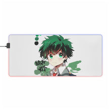 Load image into Gallery viewer, My Hero Academia Izuku Midoriya RGB LED Mouse Pad (Desk Mat)
