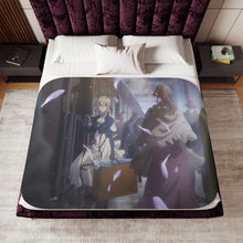 Load image into Gallery viewer, Violet Evergarden Violet Evergarden, Violet Evergarden Sherpa Blanket
