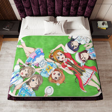 Load image into Gallery viewer, Love Live! Kotori Minami, Umi Sonoda, Honoka Kousaka Sherpa Blanket
