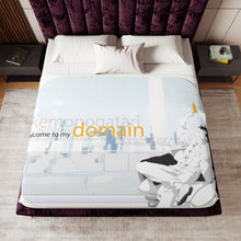 Load image into Gallery viewer, Welcome to my domain Sherpa Blanket

