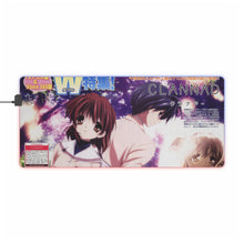 Load image into Gallery viewer, Clannad Tomoya Okazaki, Nagisa Furukawa RGB LED Mouse Pad (Desk Mat)
