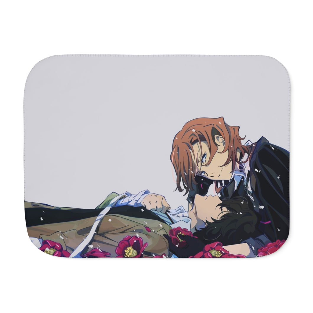 Bungou Stray Dogs Osamu Dazai, Chuuya Nakahara Sherpa Blanket