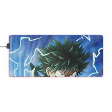 Load image into Gallery viewer, My Hero Academia Izuku Midoriya RGB LED Mouse Pad (Desk Mat)
